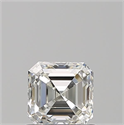 Diamante Natural 0.70 quilates, Asscher , Color I, claridad VVS2 y certificado GIA