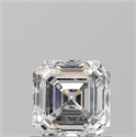 Natural Diamond 1.02 Carats, Asscher with  Cut, E Color, SI1 Clarity and Certified by GIA