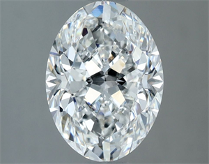Picture of Natural Diamond 2.00 Carats, Oval with  Cut, F Color, VS2 Clarity and Certified by GIA