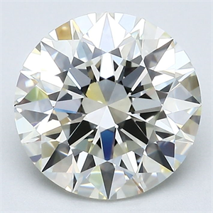 Foto Diamante Natural 2.65 quilates, Redondo , Color K, claridad IF y certificado GIA de