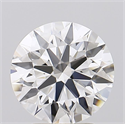 Del inventario de diamantes de laboratorio, 2.79 quilates, Redondo , Color E, claridad FL y certificado GIA