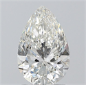 Natural Diamond 1.20 Carats, Pear with  Cut, I Color, SI2 Clarity and Certified by GIA