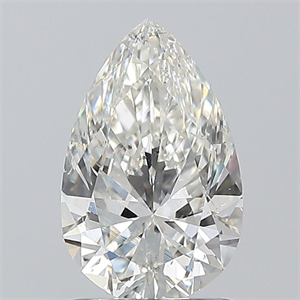 Picture of Natural Diamond 1.20 Carats, Pear with  Cut, I Color, SI2 Clarity and Certified by GIA