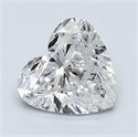 Natural Diamond 2.51 Carats, Heart with  Cut, G Color, SI2 Clarity and Certified by GIA