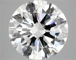 Picture of Lab Grown Diamond 6.20 Carats, Round with Ideal Cut, F Color, VVS2 Clarity and Certified by IGI