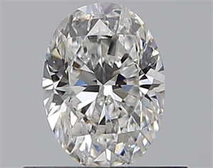 Foto Diamante Natural 0.48 quilates, Ovalado , Color E, claridad VS1 y certificado GIA de