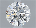 Natural Diamond 0.70 Carats, Round with Very Good Cut, F Color, SI1 Clarity and Certified by GIA