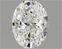 Natural Diamond 0.90 Carats, Oval with  Cut, F Color, VS1 Clarity and Certified by GIA