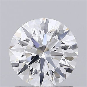 Picture of Lab Grown Diamond 0.84 Carats, Round with Ideal Cut, D Color, VVS2 Clarity and Certified by IGI