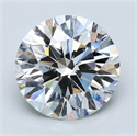 Diamante Natural 3.39 quilates, Redondo , Color H, claridad VS2 y certificado GIA