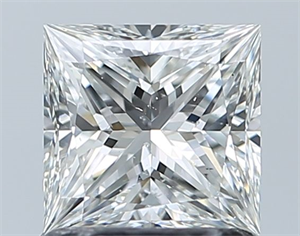 Picture of Natural Diamond 1.01 Carats, Princess with  Cut, G Color, SI2 Clarity and Certified by GIA