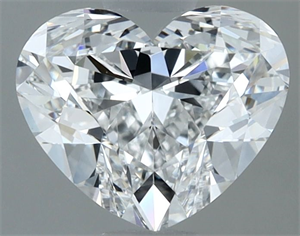 Picture of Natural Diamond 1.40 Carats, Heart with  Cut, E Color, VVS2 Clarity and Certified by GIA