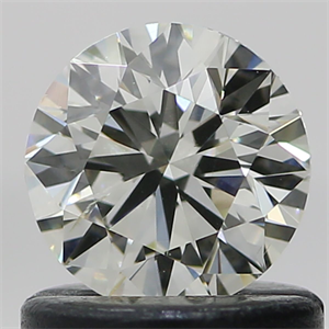 Foto Diamante Natural 0.71 quilates, Redondo , Color L, claridad SI1 y certificado GIA de