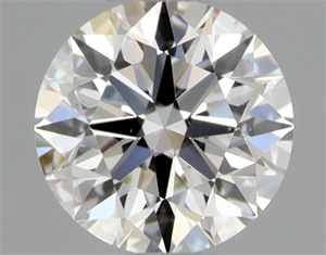 Picture of Natural Diamond 0.44 Carats, Round with Excellent Cut, H Color, VS2 Clarity and Certified by GIA