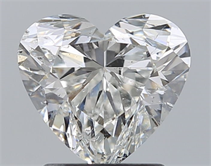 Picture of Natural Diamond 1.71 Carats, Heart with  Cut, G Color, SI2 Clarity and Certified by GIA