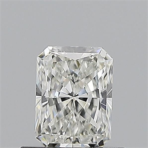 Picture of Natural Diamond 0.53 Carats, Radiant with  Cut, G Color, VVS1 Clarity and Certified by GIA