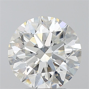 Foto Diamante Natural 2.74 quilates, Redondo , Color H, claridad SI1 y certificado GIA de