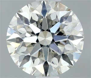 Picture of Natural Diamond 0.40 Carats, Round with Excellent Cut, H Color, SI1 Clarity and Certified by IGI