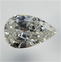Natural Diamond 1.01 Carats, Pear with  Cut, H Color, I1 Clarity and Certified by IGI