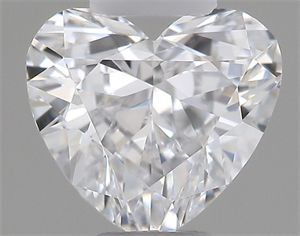 Picture of Natural Diamond 0.30 Carats, Heart with  Cut, D Color, VS2 Clarity and Certified by GIA