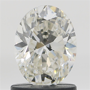 Picture of Natural Diamond 1.01 Carats, Oval with  Cut, K Color, VVS2 Clarity and Certified by GIA