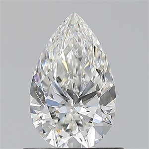 Picture of Natural Diamond 0.70 Carats, Pear with  Cut, G Color, VS2 Clarity and Certified by GIA