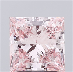 Picture of Lab Grown Diamond 2.14 Carats, Princess with  Cut, Fancy Intense Pink Color, VS1 Clarity and Certified by IGI