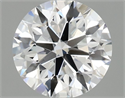 Del inventario de diamantes de laboratorio, 1.51 quilates, Redondo , Color D, claridad VS2 y certificado IGI