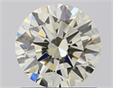 Natural Diamond 1.00 Carats, Round with Excellent Cut, I Color, VS2 Clarity and Certified by IGI