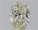 Natural Diamond 0.91 Carats, Oval with  Cut, K Color, VS2 Clarity and Certified by GIA