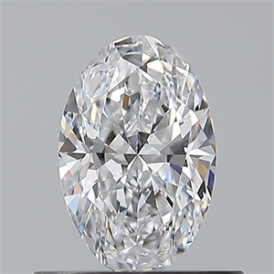 Picture of Natural Diamond 0.50 Carats, Oval with  Cut, D Color, VVS1 Clarity and Certified by GIA