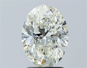 Picture of Natural Diamond 2.01 Carats, Oval with  Cut, K Color, SI2 Clarity and Certified by GIA