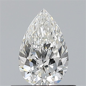 Picture of Natural Diamond 0.50 Carats, Pear with  Cut, G Color, VS1 Clarity and Certified by GIA
