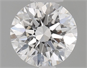 Natural Diamond 0.70 Carats, Round with Excellent Cut, D Color, VVS2 Clarity and Certified by GIA