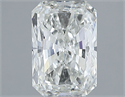 Natural Diamond 1.50 Carats, Radiant with  Cut, J Color, SI2 Clarity and Certified by GIA