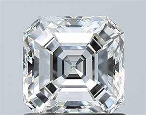Picture of Natural Diamond 1.00 Carats, Asscher with  Cut, G Color, VVS2 Clarity and Certified by GIA