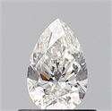 Natural Diamond 0.52 Carats, Pear with  Cut, G Color, SI2 Clarity and Certified by GIA