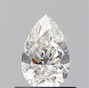 Picture of Natural Diamond 0.52 Carats, Pear with  Cut, G Color, SI2 Clarity and Certified by GIA