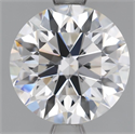Del inventario de diamantes de laboratorio, 2.14 quilates, Redondo , Color F, claridad VVS2 y certificado IGI