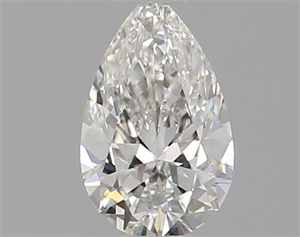 Picture of Natural Diamond 0.50 Carats, Pear with  Cut, H Color, VVS1 Clarity and Certified by GIA