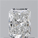 Natural Diamond 0.56 Carats, Radiant with  Cut, F Color, IF Clarity and Certified by GIA