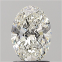 Diamante Natural 1.20 quilates, Ovalado , Color I, claridad VS1 y certificado GIA