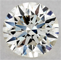 Natural Diamond 0.45 Carats, Round with Excellent Cut, L Color, VS1 Clarity and Certified by GIA