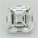 Natural Diamond 1.70 Carats, Asscher with  Cut, G Color, SI1 Clarity and Certified by GIA