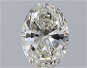 Natural Diamond 1.51 Carats, Oval with  Cut, I Color, SI1 Clarity and Certified by GIA