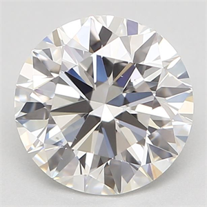 Picture of Natural Diamond 0.90 Carats, Round with Excellent Cut, F Color, VS2 Clarity and Certified by GIA