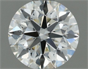 Natural Diamond 0.70 Carats, Round with Excellent Cut, J Color, VS2 Clarity and Certified by IGI