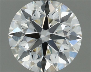 Picture of Natural Diamond 0.70 Carats, Round with Excellent Cut, J Color, VS2 Clarity and Certified by IGI
