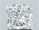 Natural Diamond 1.01 Carats, Princess with  Cut, H Color, VVS2 Clarity and Certified by GIA
