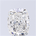 Natural Diamond 2.50 Carats, Cushion with  Cut, G Color, VS1 Clarity and Certified by GIA